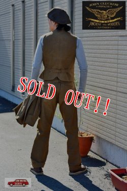 画像9: 「JOHN GLUCKOW」 by 「JELADO」 Museum Vest  ジョングラッコー ジェラード ミュージアム ベスト JG11501　[ブラウン]