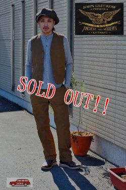 画像10: 「JOHN GLUCKOW」 by 「JELADO」 Museum Vest  ジョングラッコー ジェラード ミュージアム ベスト JG11501　[ブラウン]