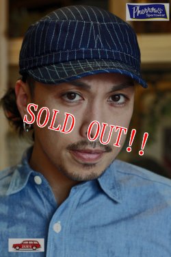 画像9: 「Pherrows」 WORK CAP フェローズ ワークキャップ SRC1 [デニム・ウォバッシュ・ヒッコリー]