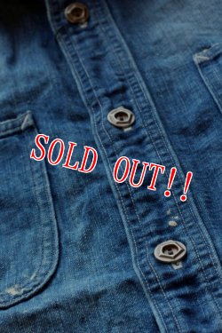 画像5: 「JELADO」 Railroader Shirts　Vintage Finish ジェラード　レイルロイーダーシャツ ヴィンテージフィニッシュ デニム JP11113 [フェイドインディゴ]