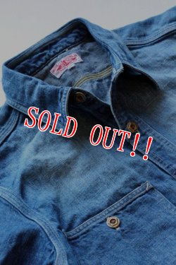 画像3: 「JELADO」 Railroader Shirts　Vintage Finish ジェラード　レイルロイーダーシャツ ヴィンテージフィニッシュ デニム JP11113 [フェイドインディゴ]