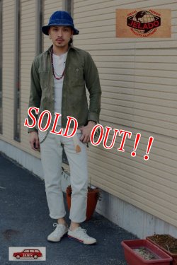 画像9: 「JELADO」 Railroader Shirts　Vintage Finish ジェラード　レイルロイーダーシャツ ヴィンテージフィニッシュ  JP11113 [フェイドオリーブ]