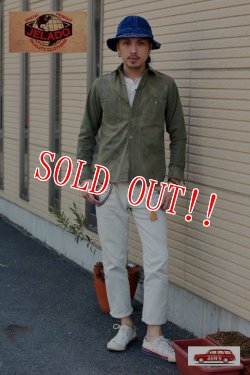 画像10: 「JELADO」 Railroader Shirts　Vintage Finish ジェラード　レイルロイーダーシャツ ヴィンテージフィニッシュ  JP11113 [フェイドオリーブ]