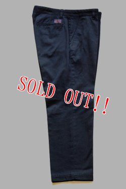 画像2: 「Pherrows」 フェローズ アンクル丈 テーパード チノパンツ 16S-PACP1 [ネイビー]