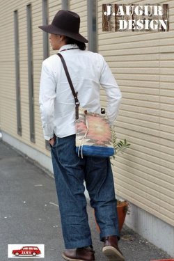 画像10: [JAMS別注]「J.AUGUR DESIGN」 NAVAJO BUCKET BAG ジュディーオーガーデザイン ナバホ バケット ショルダーバッグ ＃6 [ナバホブランケット]