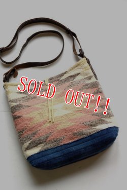 画像2: [JAMS別注]「J.AUGUR DESIGN」 NAVAJO BUCKET BAG ジュディーオーガーデザイン ナバホ バケット ショルダーバッグ ＃4 [ナバホブランケット]