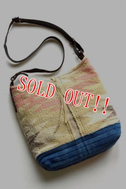 画像2: [JAMS別注]「J.AUGUR DESIGN」 NAVAJO BUCKET BAG ジュディーオーガーデザイン ナバホ バケット ショルダーバッグ ＃5 [ナバホブランケット]