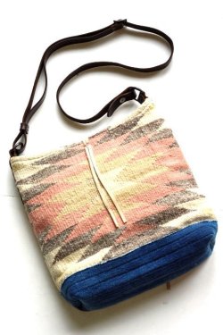 画像2: [JAMS別注]「J.AUGUR DESIGN」 NAVAJO BUCKET BAG ジュディーオーガーデザイン ナバホ バケット ショルダーバッグ ＃6 [ナバホブランケット]