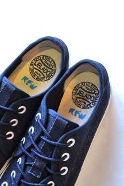 画像6: 「JELADO」×「RHYTHM FOOTWEAR」 Hot Sand　SANDWICH-Lo　ジェラード×リズムフットウェア コラボスニーカー ホットサンド サンドイッチ　10th デニム使用 AB11902 [インディゴ]