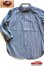 画像1:  「JELADO」 LOWER SHIRTS ジェラード ローワーシャツ 7分袖 シャンブレーワークシャツ AG11102 [インディゴヒッコリー] (1)