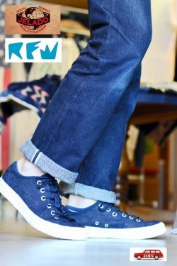 画像9: 「JELADO」×「RHYTHM FOOTWEAR」 Hot Sand　SANDWICH-Lo　ジェラード×リズムフットウェア コラボスニーカー ホットサンド サンドイッチ　10th デニム使用 AB11902 [インディゴ]
