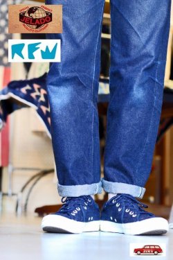 画像11: 「JELADO」×「RHYTHM FOOTWEAR」 Hot Sand　SANDWICH-Lo　ジェラード×リズムフットウェア コラボスニーカー ホットサンド サンドイッチ　10th デニム使用 AB11902 [インディゴ]