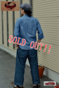 画像14:  「JELADO」 LOWER SHIRTS ジェラード ローワーシャツ 7分袖 シャンブレーワークシャツ AG11102 [インディゴ]