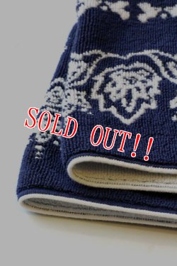 画像8: 「CAL O LINE」 BANDANA BATH MAT キャルオーライン バンダナ柄 バスマット 今治タオル CL161-098 [ブラック・ネイビー]