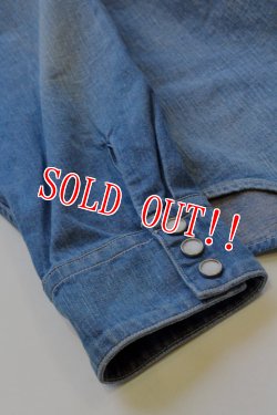 画像7: 「JELADO」 Denim Western Shirts Vintage Finish ジェラード　デニムウエスタンシャツ ヴィンテージフィニッシュ JP11107  [フェイドインディゴ]