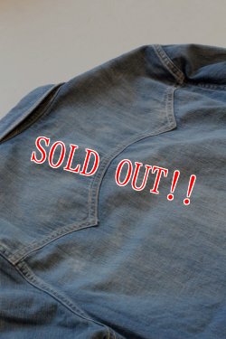 画像8: 「JELADO」 Denim Western Shirts Vintage Finish ジェラード　デニムウエスタンシャツ ヴィンテージフィニッシュ JP11107  [フェイドインディゴ]