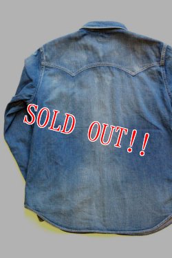 画像2: 「JELADO」 Denim Western Shirts Vintage Finish ジェラード　デニムウエスタンシャツ ヴィンテージフィニッシュ JP11107  [フェイドインディゴ]