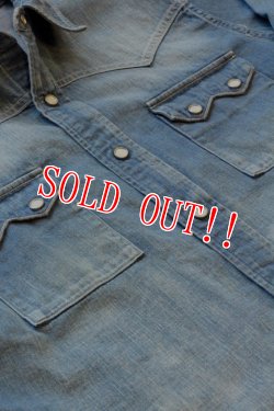画像4: 「JELADO」 Denim Western Shirts Vintage Finish ジェラード　デニムウエスタンシャツ ヴィンテージフィニッシュ JP11107  [フェイドインディゴ]
