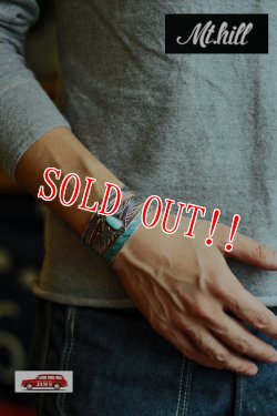 画像10: 「Mt.hill」 マウントヒル サンバーストバングル ミディアム ターコイズマウンテンターコイズ [20160407A]