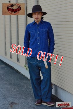 画像10: 「JELADO」 Lineman Shirts  ジェラード　ラインマンシャツ スターウォバッシュ AG11101 [インディゴ]