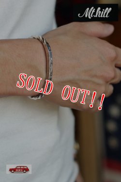 画像8: 「Mt.hill」 マウントヒル ツイステッド ダイヤモンドパターンバングル [mh14bl06]