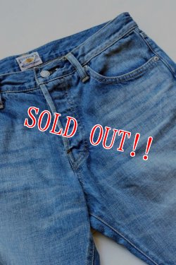 画像3: 「Pherrows」 フェローズ  ライトオンス アンクルカットテーパード デニムパンツ 440VW [ライトブルー]