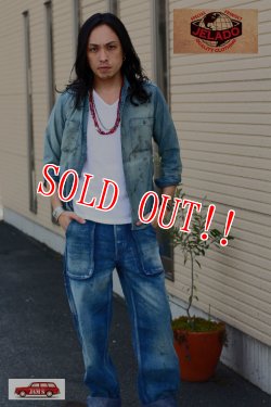 画像11: 「JELADO」 Signmakers Pants ジェラード サインメーカーズ ペインター パンツ ヴィンテージ加工 [インディゴ]