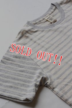 画像2: 「Jackman」　Silk Cotton Pocket T-Shirts  ジャックマン シルクコットン ポケットボーダーTee  JM5580　「オフホワイト」