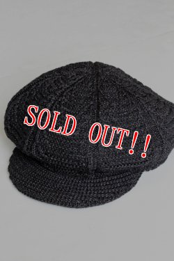 画像2: 「SPEIERS」 Knit Cadquette スピアーズ 綿麻 ニット キャスケット SW-011 [ブラック・ブラウン]