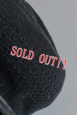 画像5: 「SPEIERS」Beret Hats　スピアーズ 綿麻 ニット ベレー帽 SM-009 [ブラック]