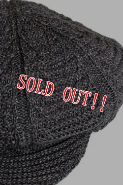 画像4: 「SPEIERS」 Knit Cadquette スピアーズ 綿麻 ニット キャスケット SW-011 [ブラック・ブラウン]