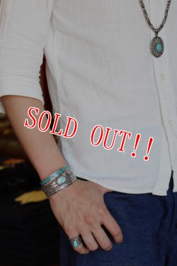 画像8: 「Mt.hill」 マウントヒル フェザーバングルスリム ロイストンターコイズ付き 20160618-3 [mh15bl28]