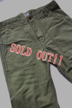 画像2: 「Pherrows」　フェローズ ベイカー ファティーグパンツ  PUPT1 [オリーブ]