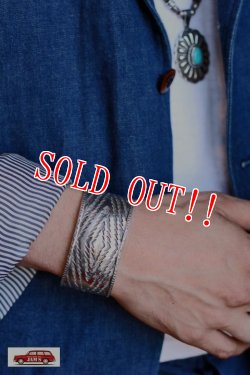 画像9: 「Mt.hill」 マウントヒル ラグパターン ワイドバングル [mh16bl32]