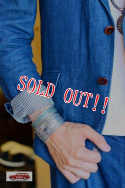 画像11: 「Mt.hill」 マウントヒル ラグパターン ワイドバングル [mh16bl32]