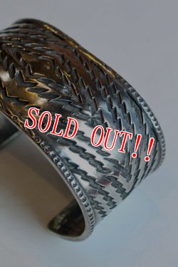 画像5: 「Mt.hill」 マウントヒル ラグパターン ワイドバングル [mh16bl32]