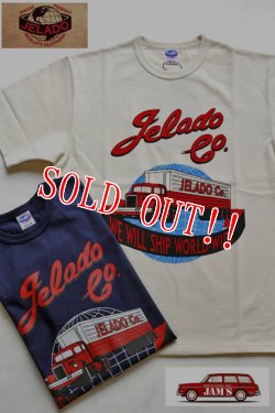 画像1: 「JELADO」 59s Catalogue Tee  ジェラード カタログ トラックプリント Tシャツ JP12202  [バニラ・ネイビー]