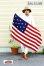 画像8: 「CAL O LINE」 AMERICA FLAG BLANKET キャルオーライン アメリカ国旗 星条旗 ブランケット 今治タオル CL162-092 [アメリカ]