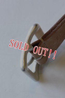 画像4: 「FULLCOUNT」 フルカウント ワイルドレザー ギャリソンベルト ＃6211 [ナチュラル]