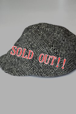 画像3: 「JELADO」 Pressman Cap ジェラード　プレスマン キャップ キャスケット ヘリンボーンツイード AG13703 [ミックスブラック]