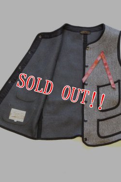 画像3: 「Browns BEACH」  EARLY VEST  ブラウンズビーチ アーリーベスト フルカウント社製  BBJ7-001  [グレー]