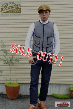 画像14: 「Browns BEACH」  EARLY VEST  ブラウンズビーチ アーリーベスト フルカウント社製  BBJ7-001  [グレー]