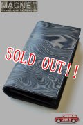 「MAGNET」　Long Wallet　マグネット ロングウォレット（長サイフ）　[WOOD BLACK]