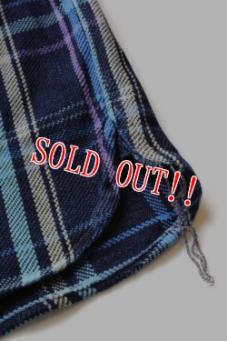 画像5: 「Pherrows」 フェローズ ヘヴィーネルシャツ インディゴ 16W--720WS-IND [ブルー]