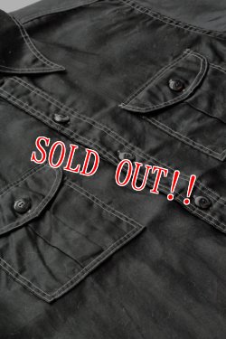 画像3: 「JELADO」 Pressman Shirts ジェラード プレスマンシャツ パラフィン加工 AG13103 [ブラック]