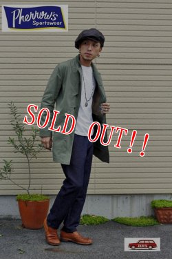 画像11: 「Pherrows」 フェローズ オイルコーティング ワークコート 16W-PLWC1 [オリーブ]