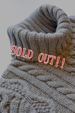 画像2: 「JELADO」 ジェラード　タートルネック ケーブルニットセーター　JP13803 [ピーナッツ]