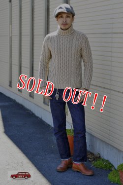 画像6: 「JELADO」 ジェラード　タートルネック ケーブルニットセーター　JP13803 [ピーナッツ]