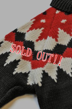 画像6: 「FULLCOUNT」 Cowichan Sweater フルカウント カウチンセーター ＃3718  [ブラック]