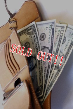 画像7: 「Mt.hill」 マウントヒル ビルフォルド サドルレザー ハーフウォレット 20200104 （サンド）  [ロイストンターコイズ]